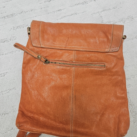 Marco Buggiani Made in Italy Genuine Leather Crossbody Orange bag - Picture 11 of 14